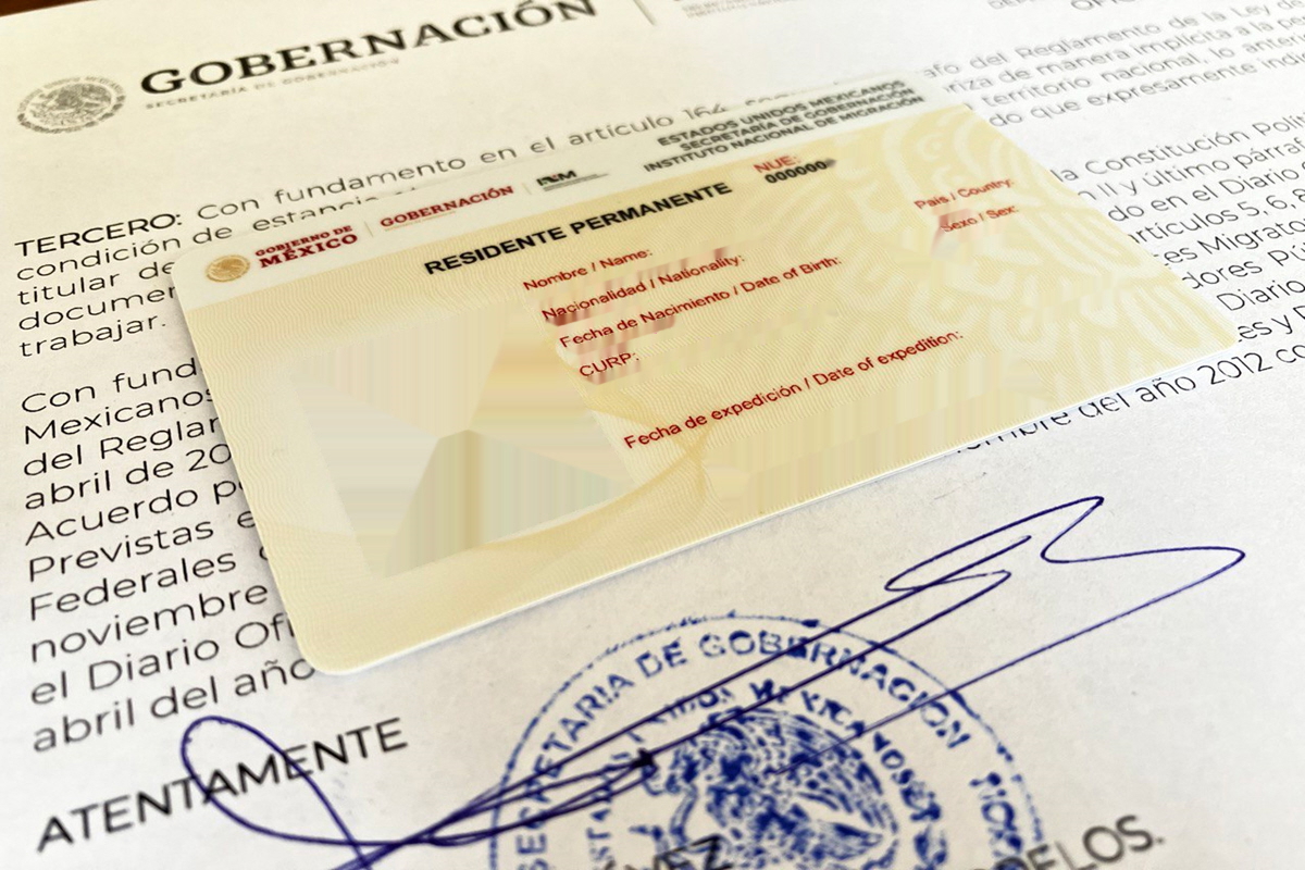 Residency Card and Documents Mexico
