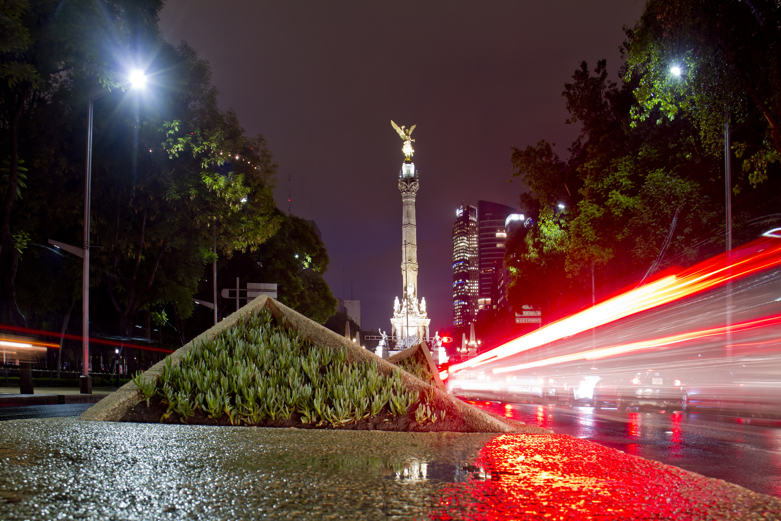 Angel of Independence on Reforma, Mexico City
