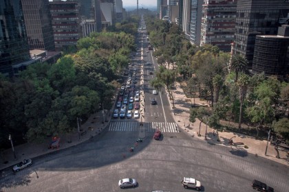 Paseo de la Reforma Viewed from Angel of Independence