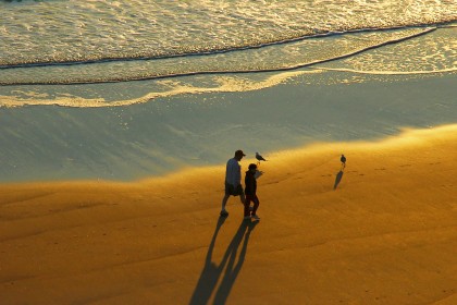 Retired Couple on Beach