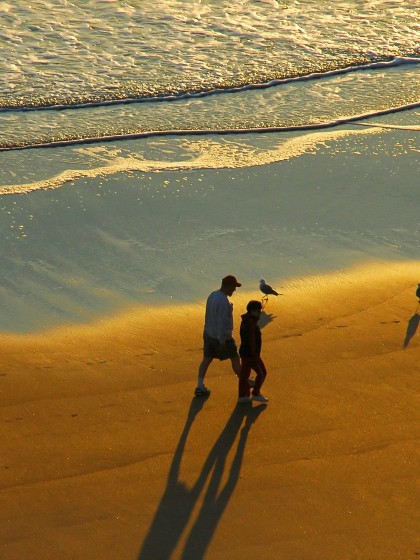 Retired Couple on Beach