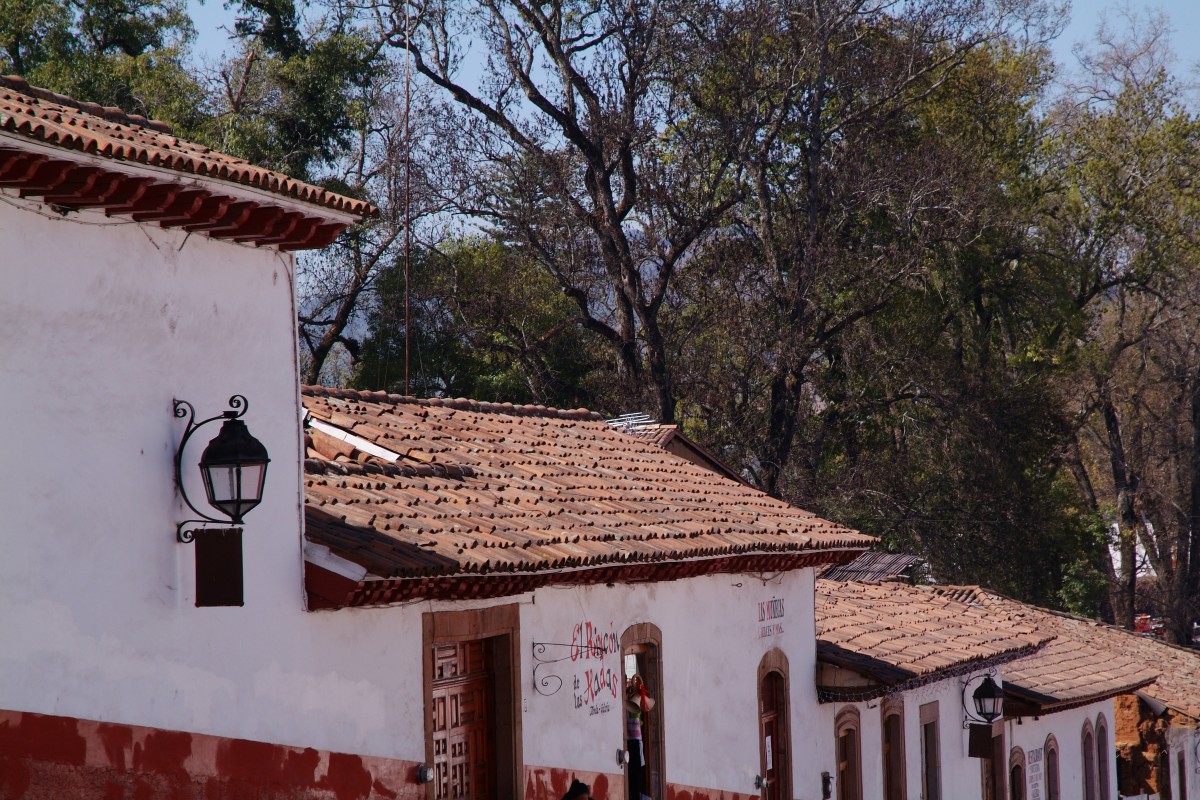 Colonial Rooftops in Patzcuaro, Mexico