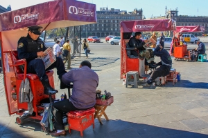 Shoe Shine in Mexico City