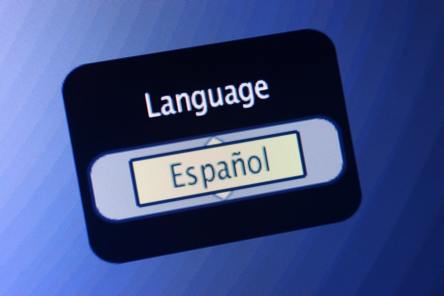 Selecting Spanish Language