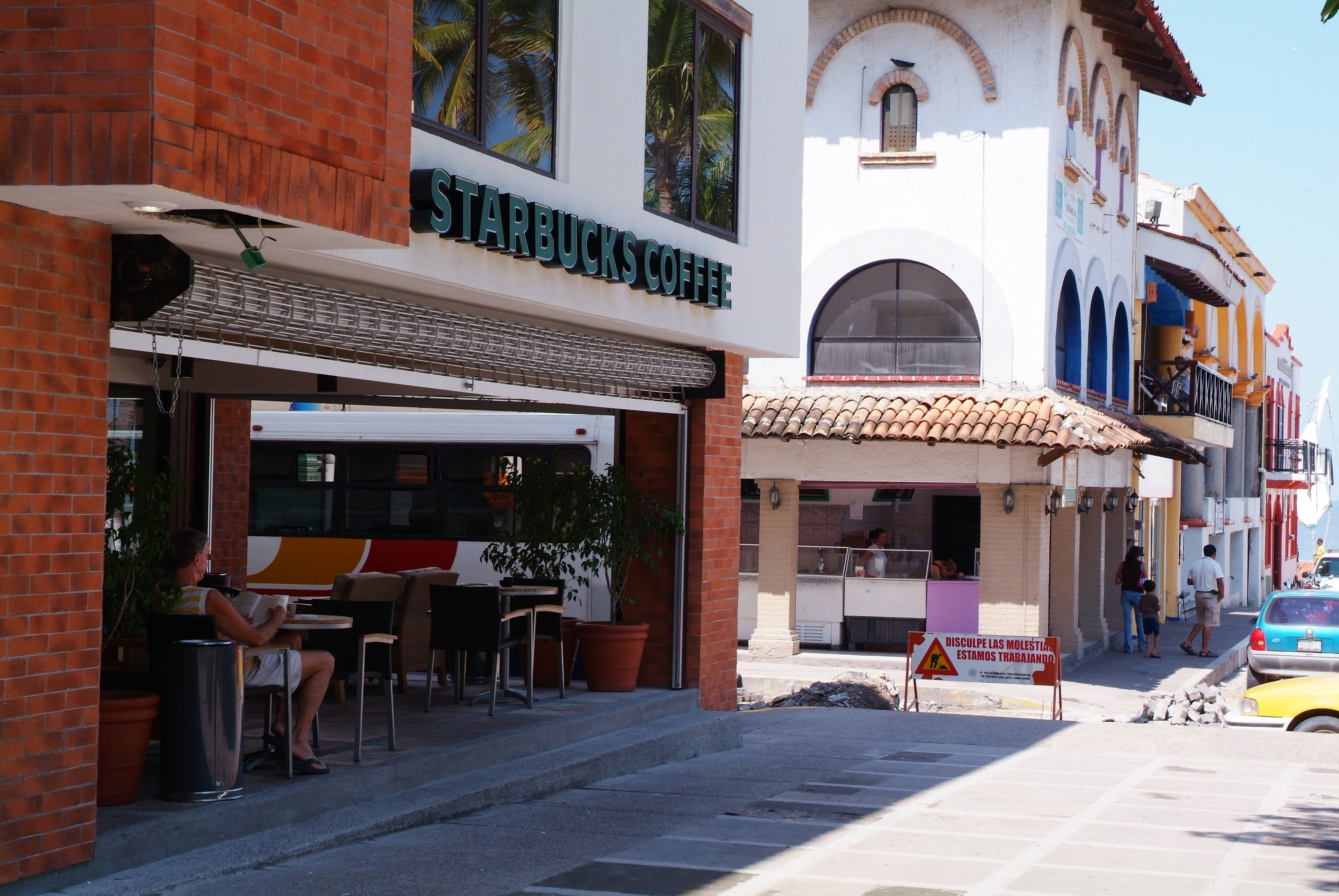 Starbucks Coffee Shop in Puerto Vallarta, Mexico