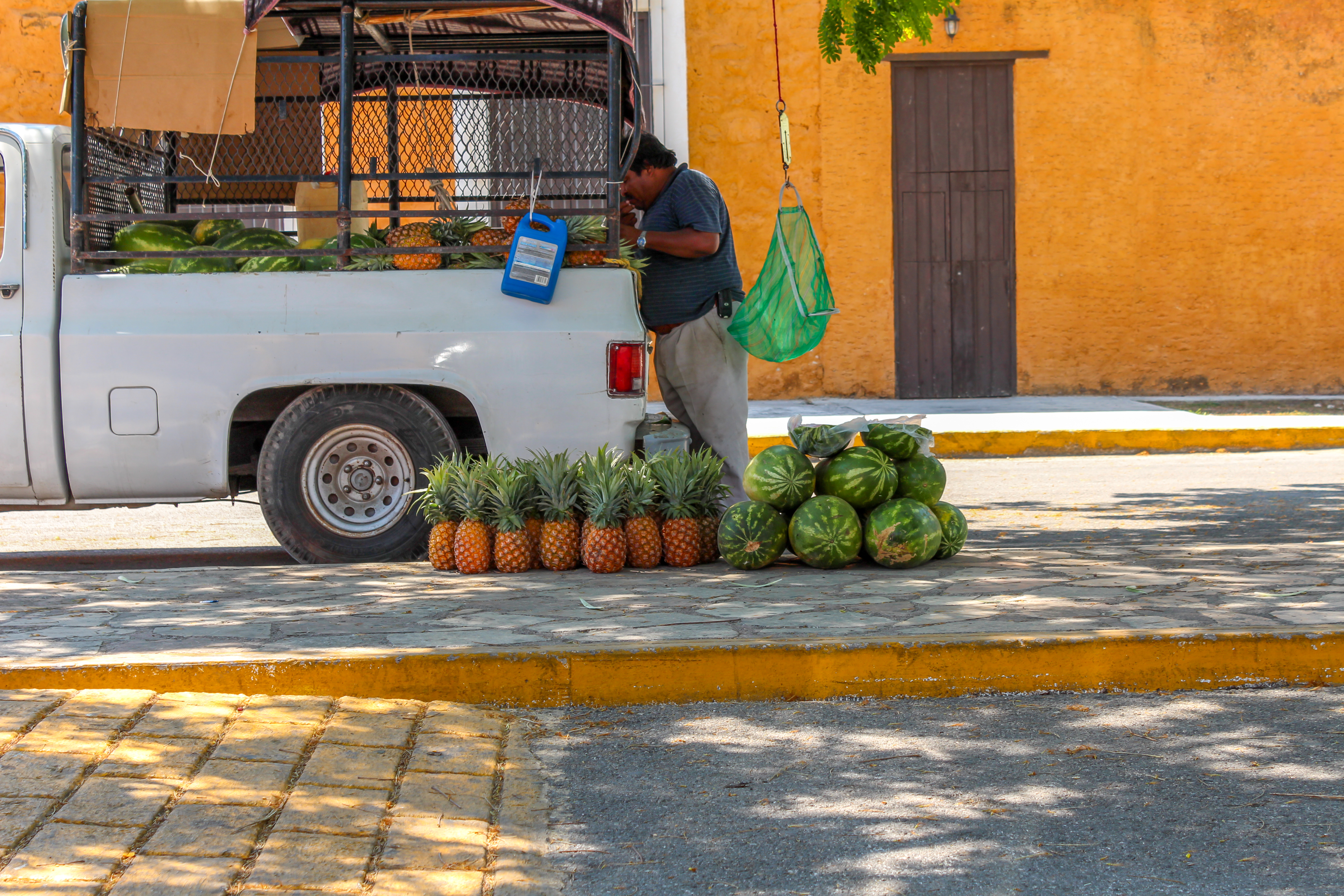 Street Trader Selling Fruit