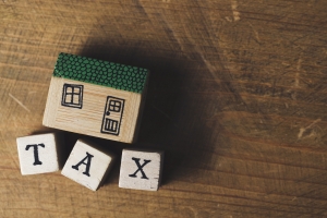 Tax and House Concept