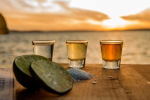 Tequilas by the beach