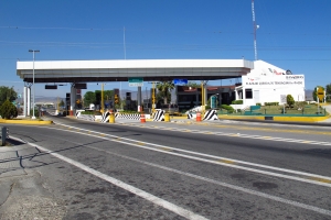 Toll Booth in Mexico