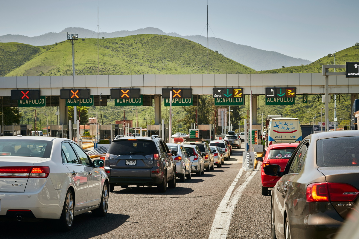 Toll Road Booths in Mexico