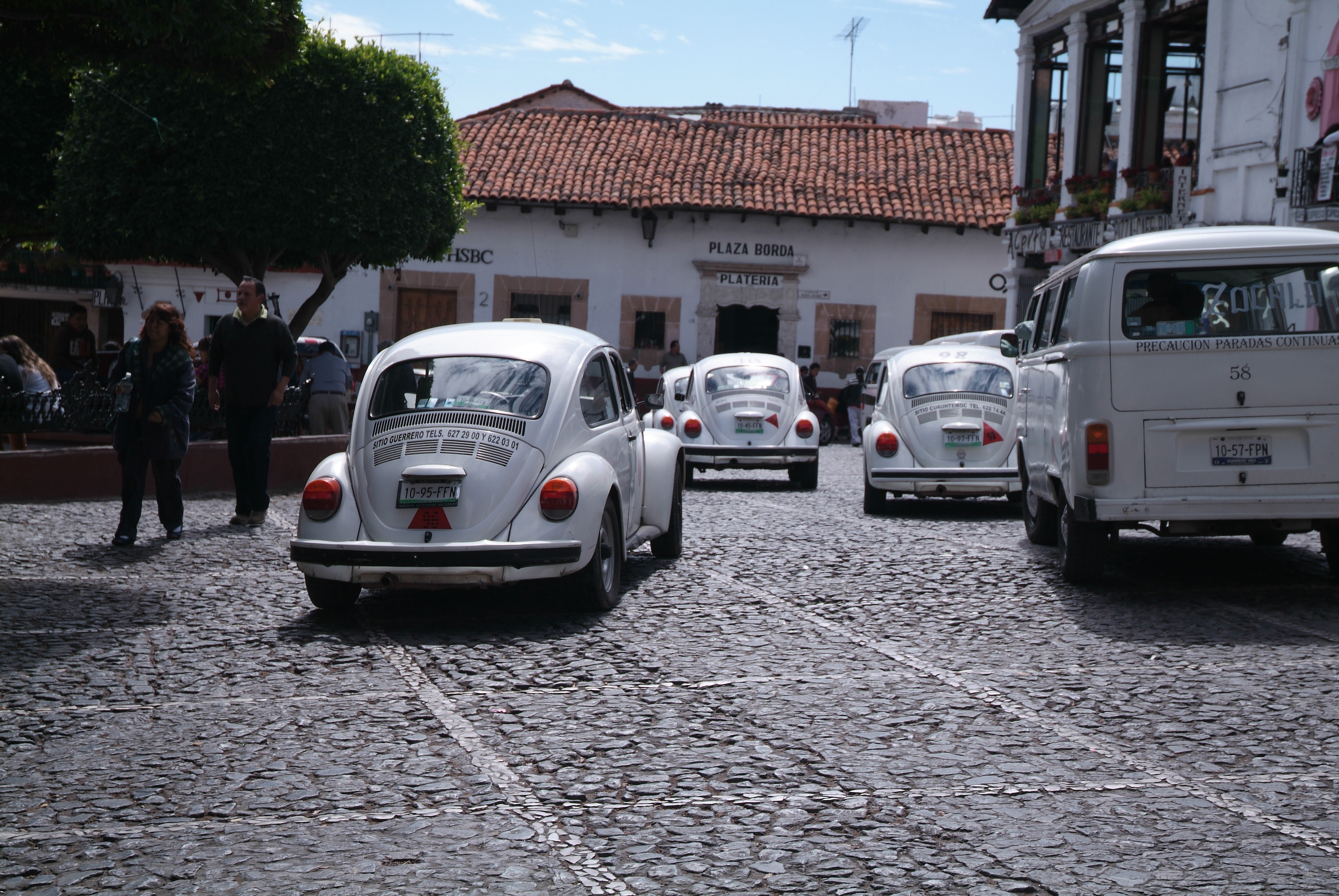 VW Beetles Bochos in Taxco, Mexico