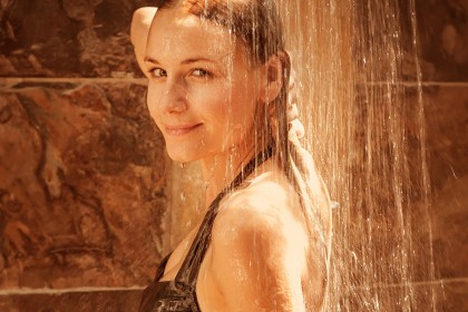 Woman Showering