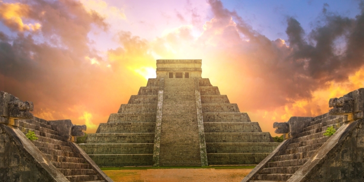 Pyramids in Mexico's Yucatan region